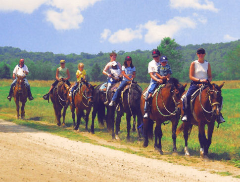 Horse-back riding set for August 18, 2007