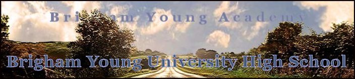 Brigham Young High School Banner No. 14 - 157