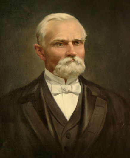 Portrait of Karl G. Maeser painted by Emil Kosa