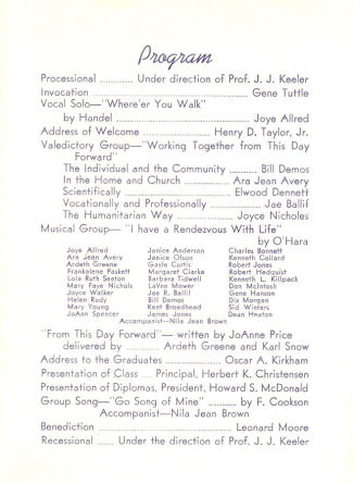 1949 BYH Graduation Program - 4
