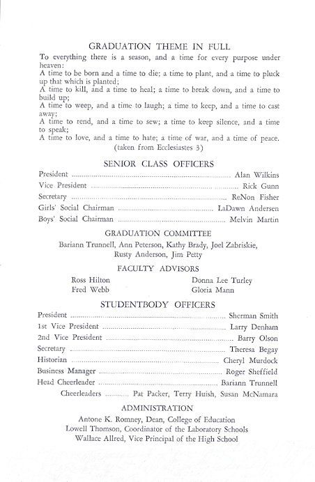 1966 BYH Graduation Program - 3