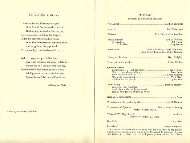 1966 BYH Graduation Program 2
