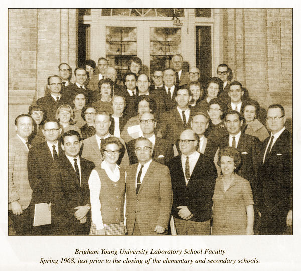 Brigham Young High School Faculty 1968