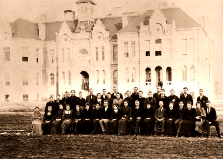 Brigham Young Academy Class of 1896 in 1893.