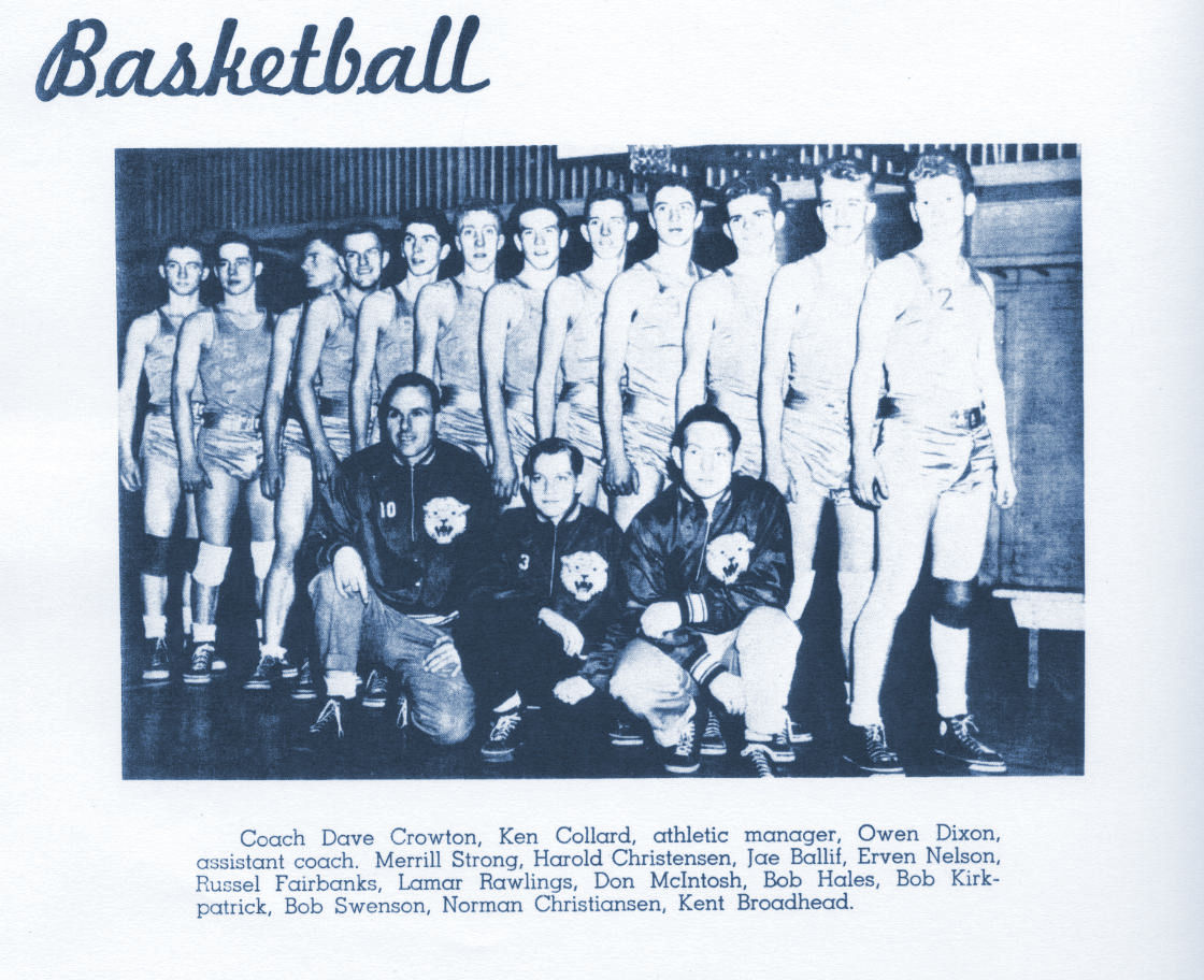 BYH 1948 Utah State Basketball Champions