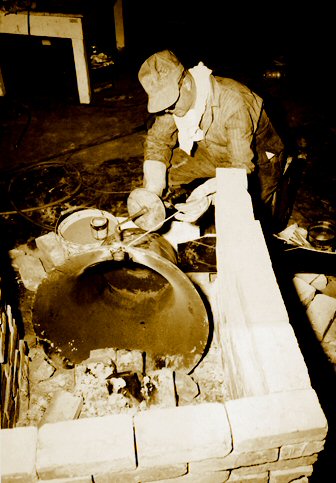 Frank Hemingway, Union Pacific welder, 1949