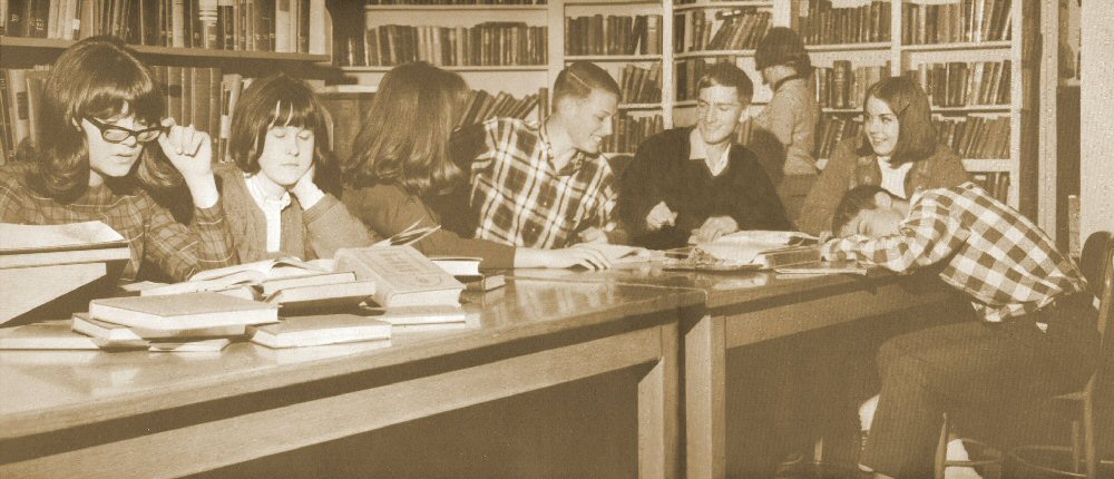 Brigham Young High School Library - 1965